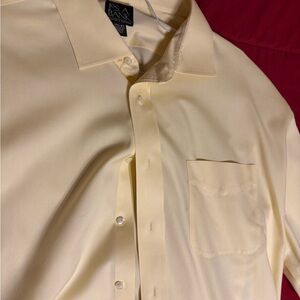Jos. A. Bank Men's Light Yellow Dress Shirt